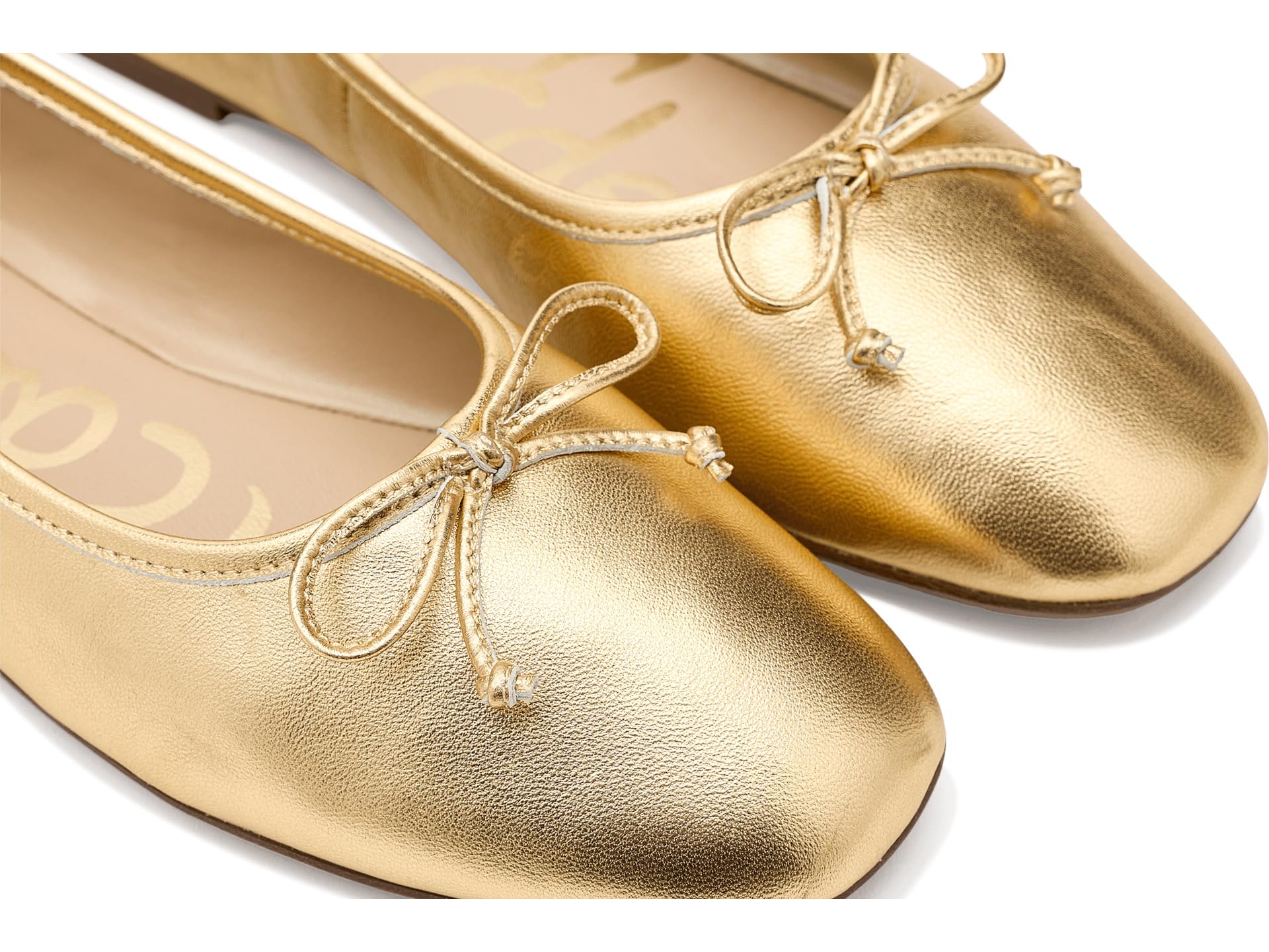 Sam Edelman Women's Alie Ballet Flat Amber Gold 6 M - Image 6