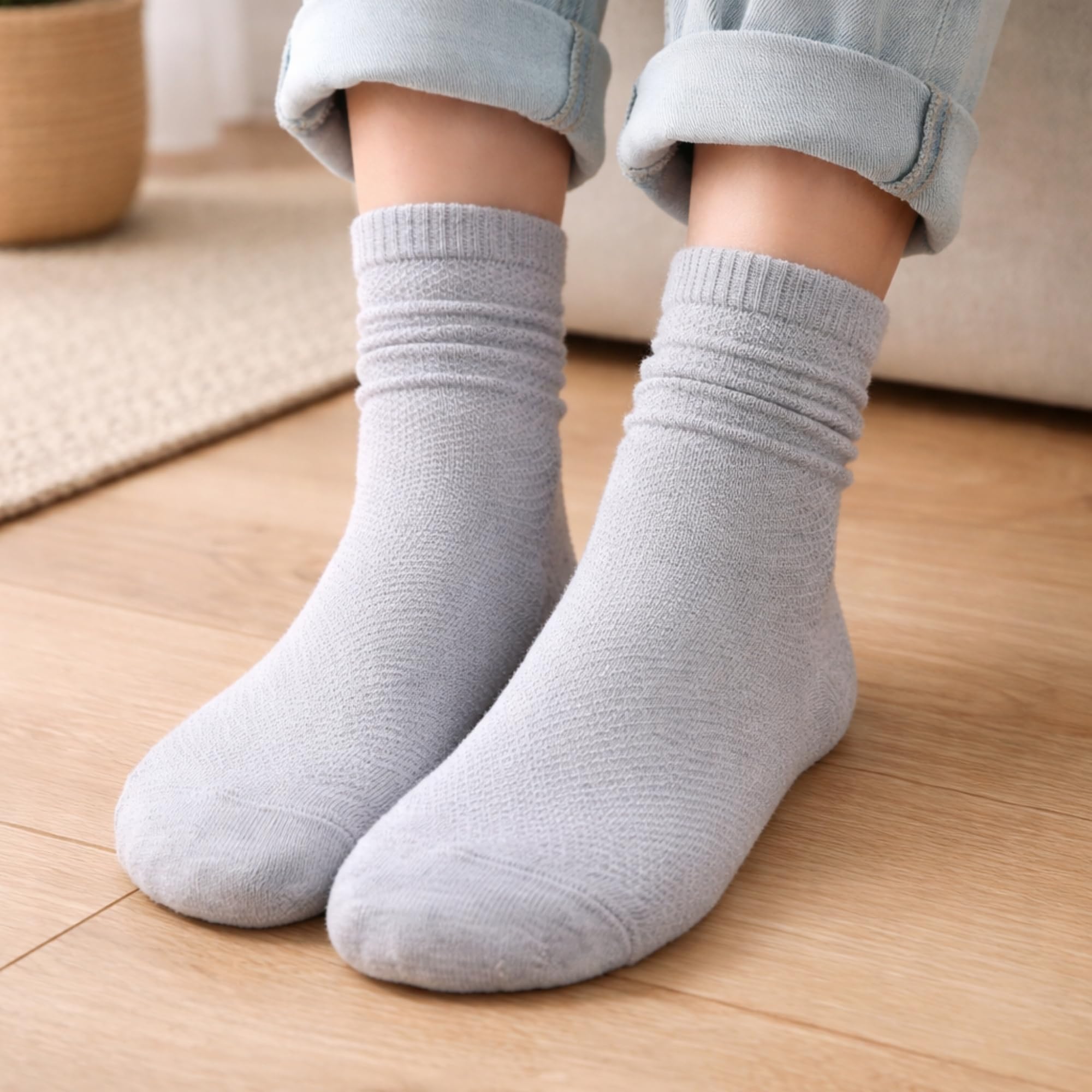 Sam Edelman Women’s Anklet Socks - 3 PK Mesh Cotton Slouchy Socks - Image 3