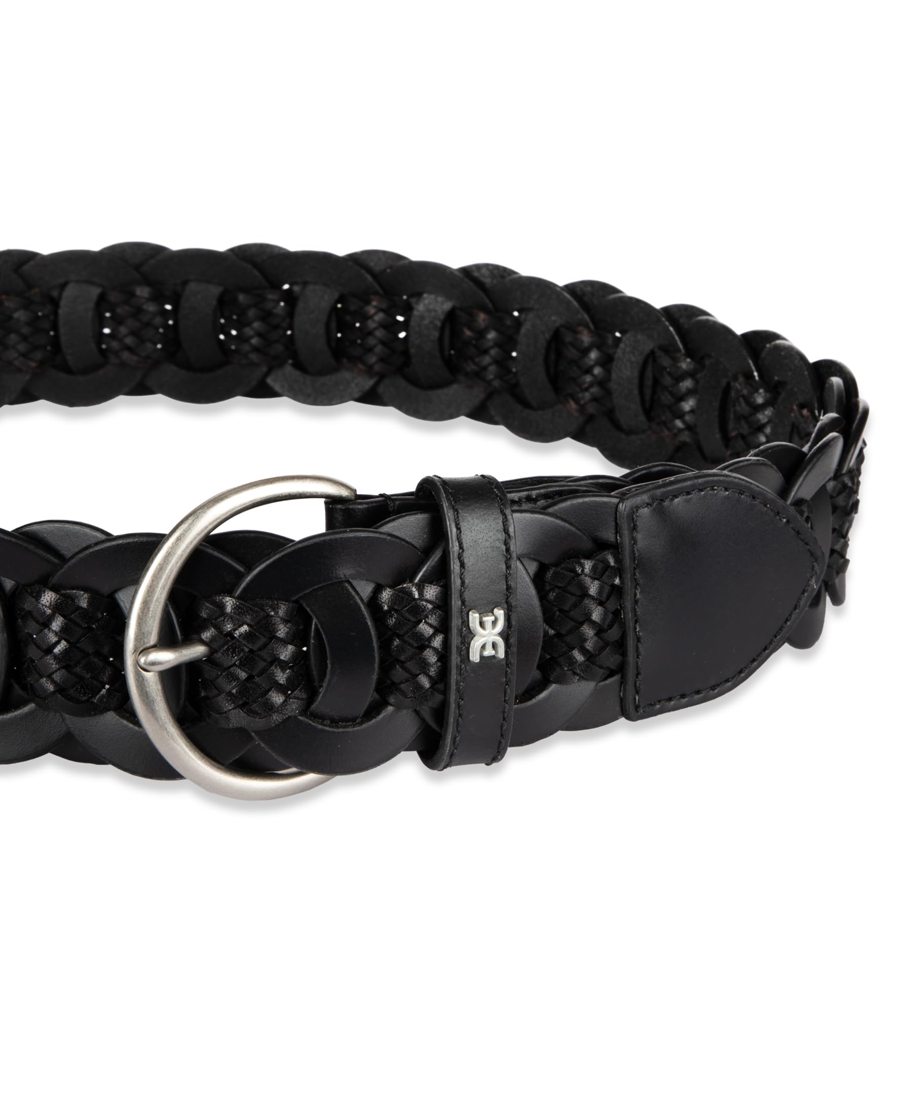 Sam Edelman Women's Linked Woven Leather Belt for Jeans, Dresses and Skirts - Image 3