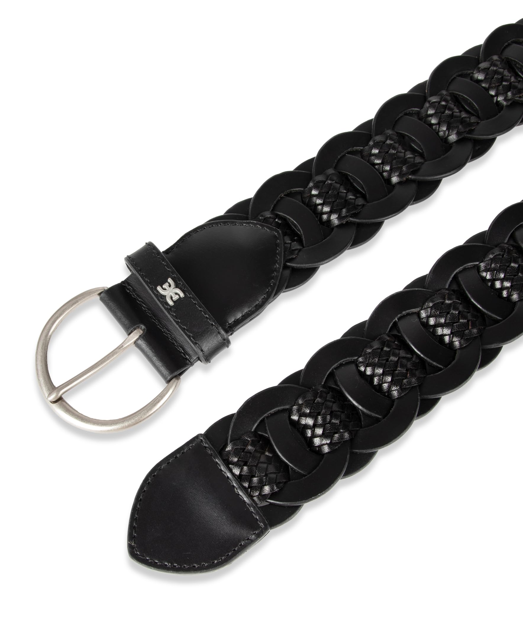 Sam Edelman Women's Linked Woven Leather Belt for Jeans, Dresses and Skirts - Image 5