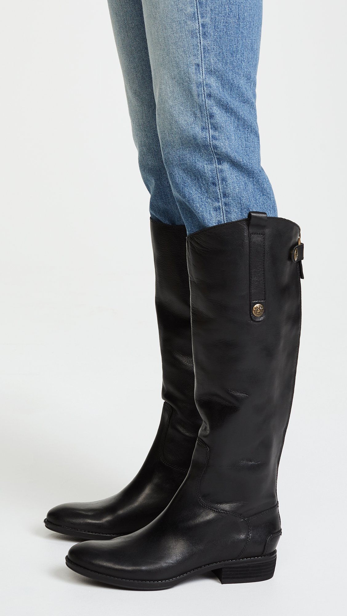 Sam Edelman Women's Penny Leather Riding Boot - Image 3