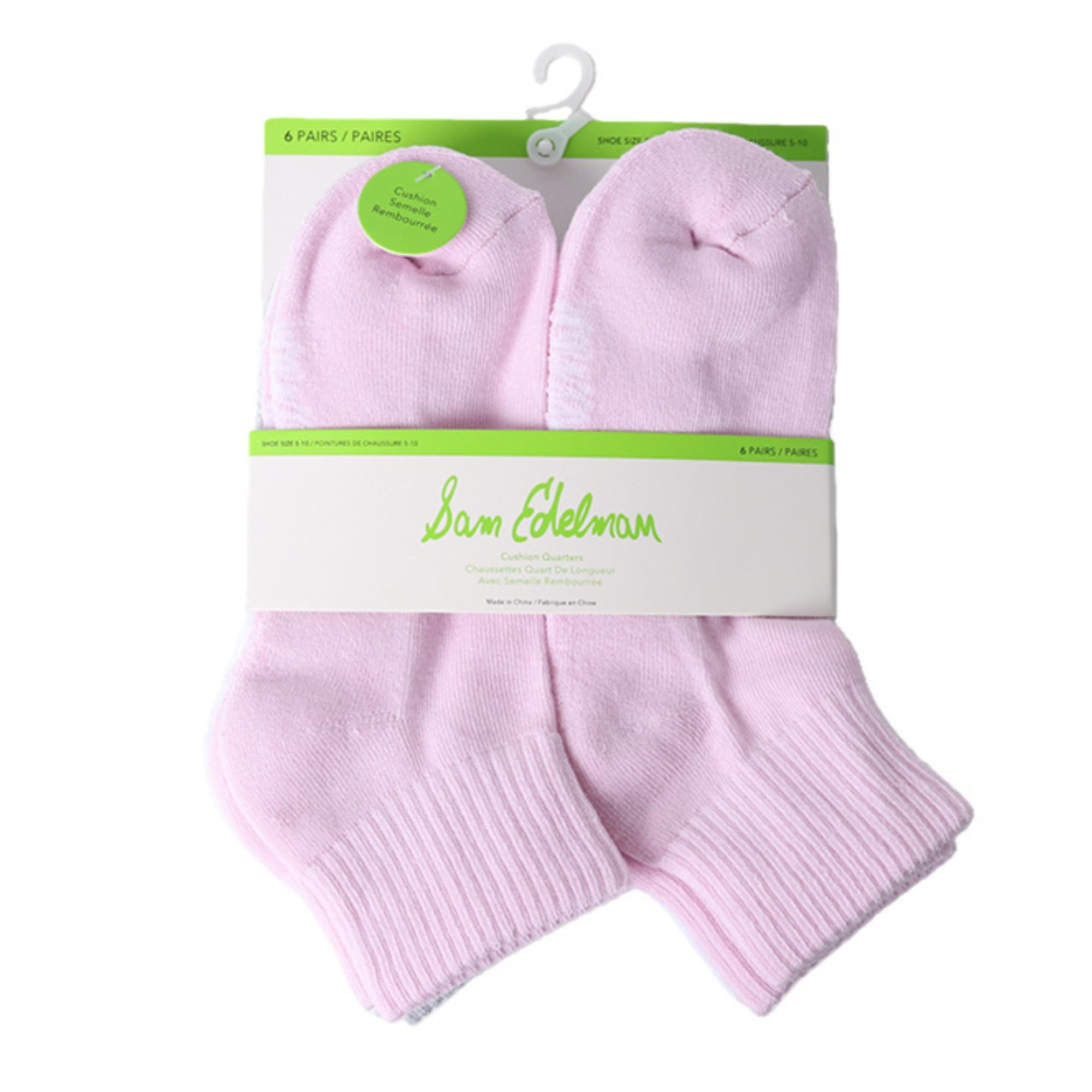 Sam Edelman Women’s Quarter Socks - 6 PK Half Cushion with Heel Tab - Image 4