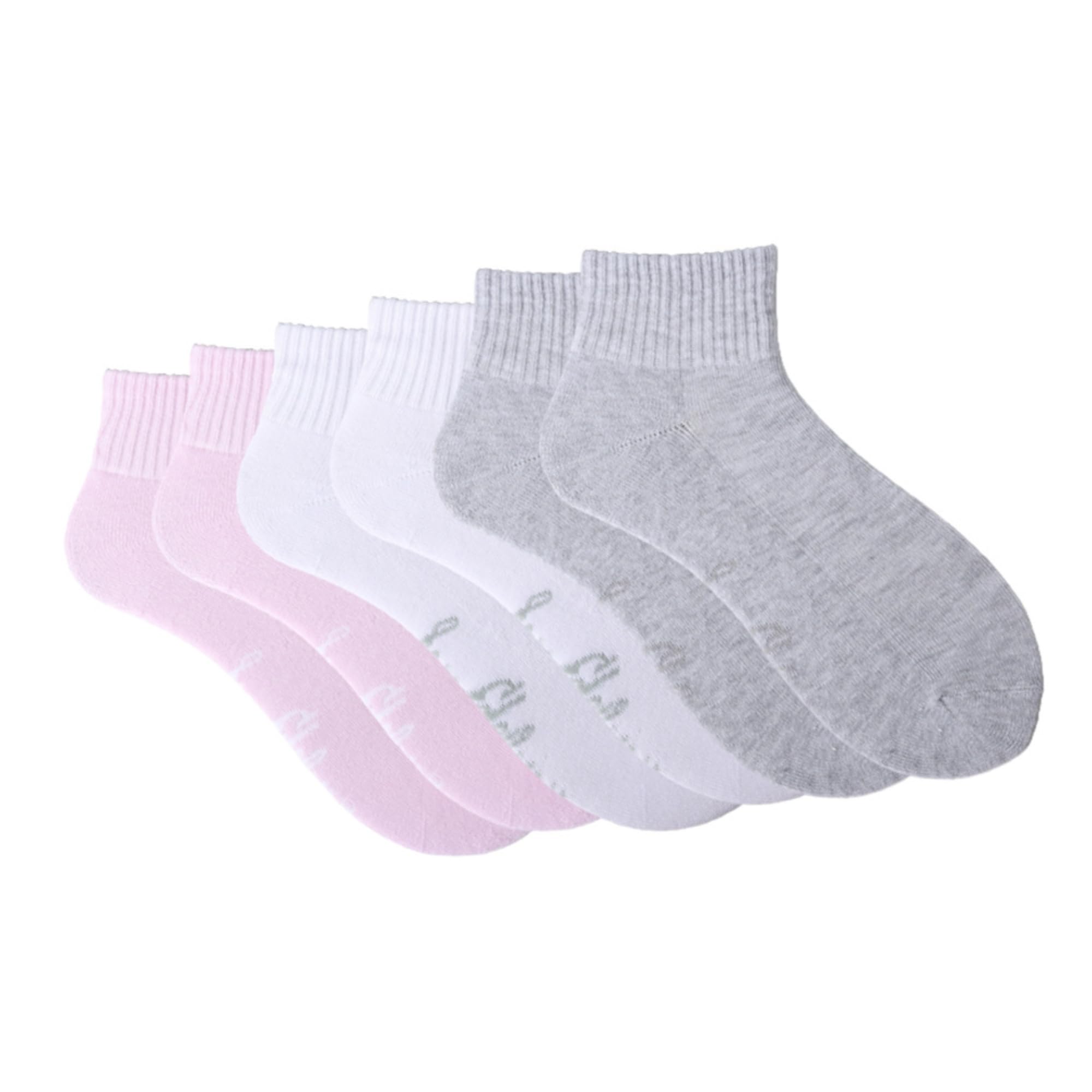 Sam Edelman Women’s Quarter Socks - 6 PK Half Cushion with Heel Tab - Image 5
