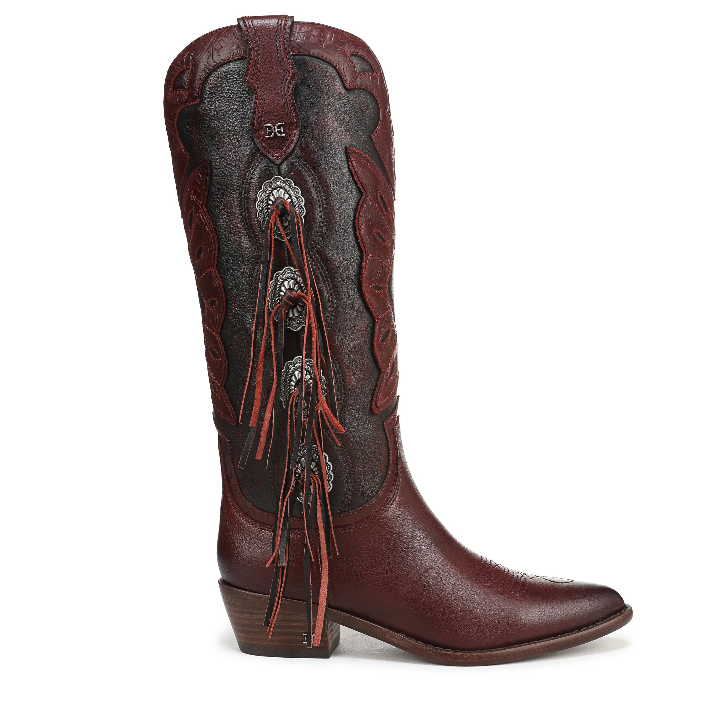 Sam Edelman Women's Rhett Western Fringe Boots - Image 6